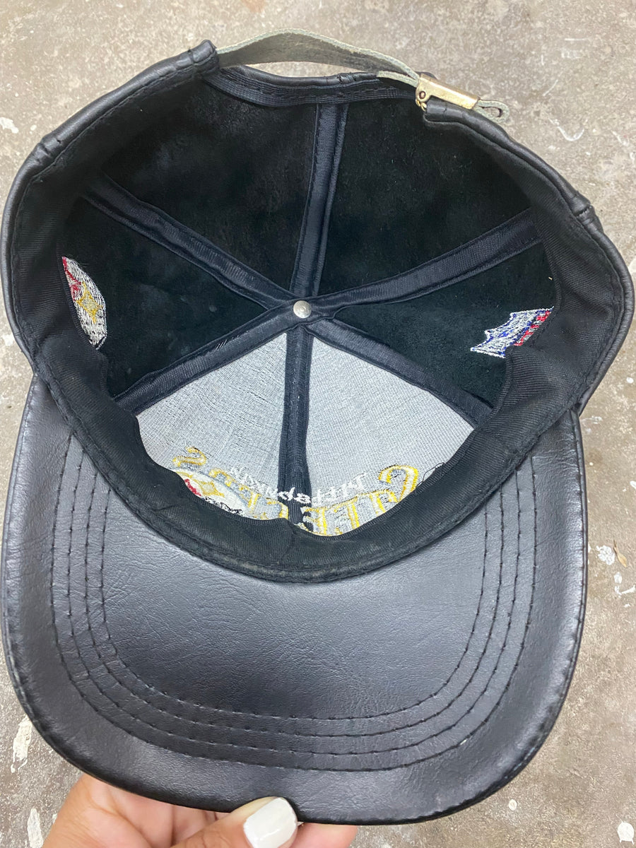 Vintage Leather Steelers Hat – Denim by Demi