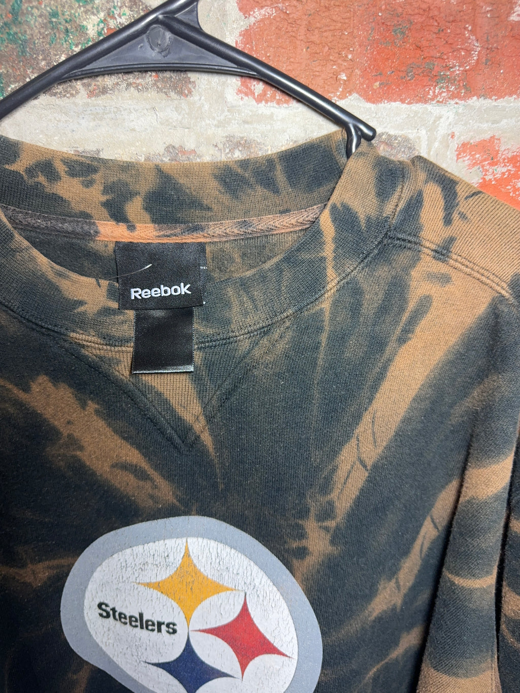 Steelers Spiral Wash Crewneck