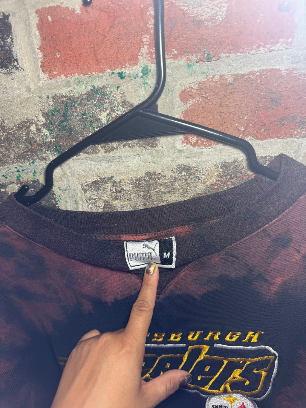 Pittsburgh Steelers Acid Crewneck