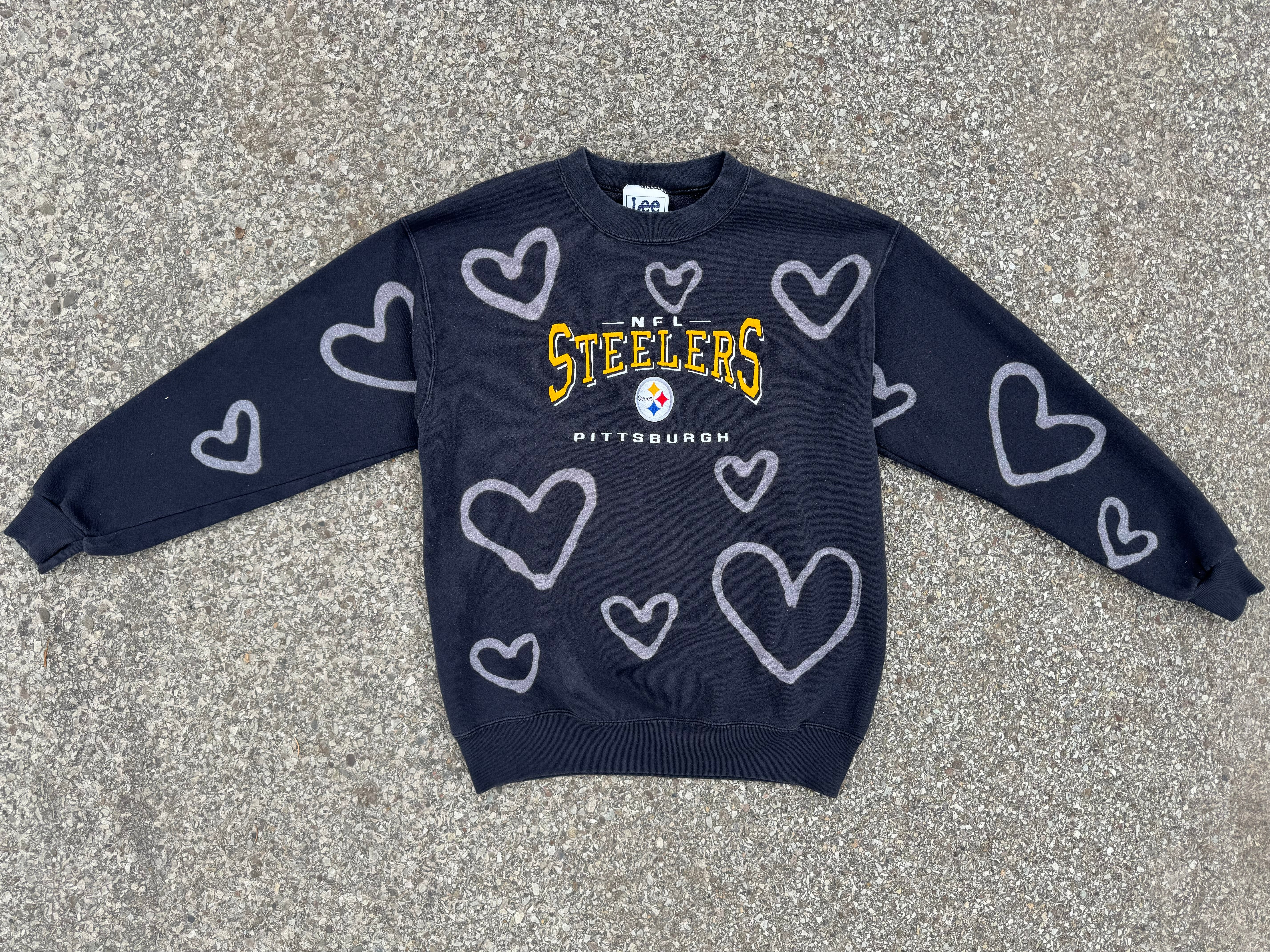 Steelers Heart Crewneck