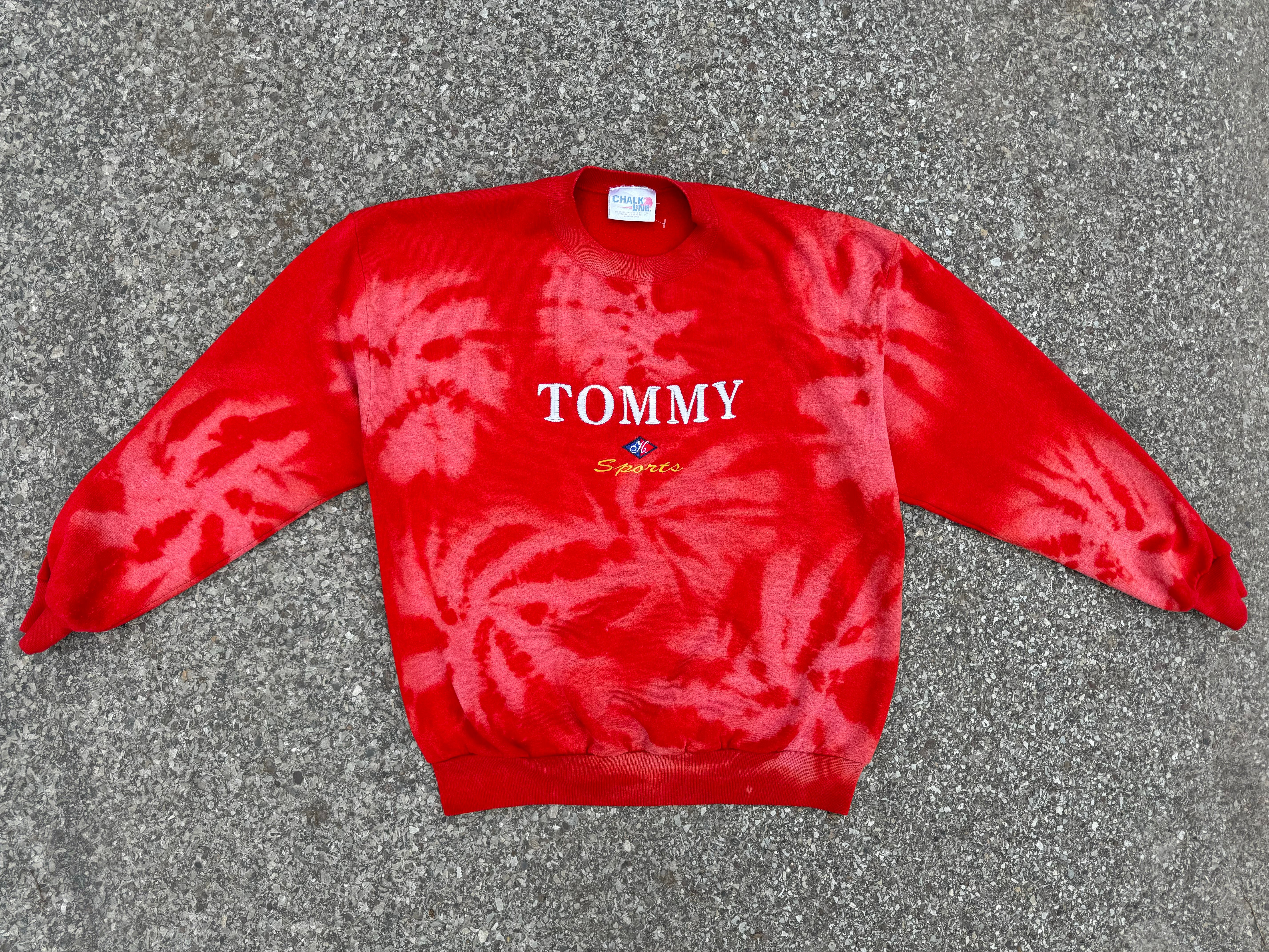 Tommy Sports Red Crewneck