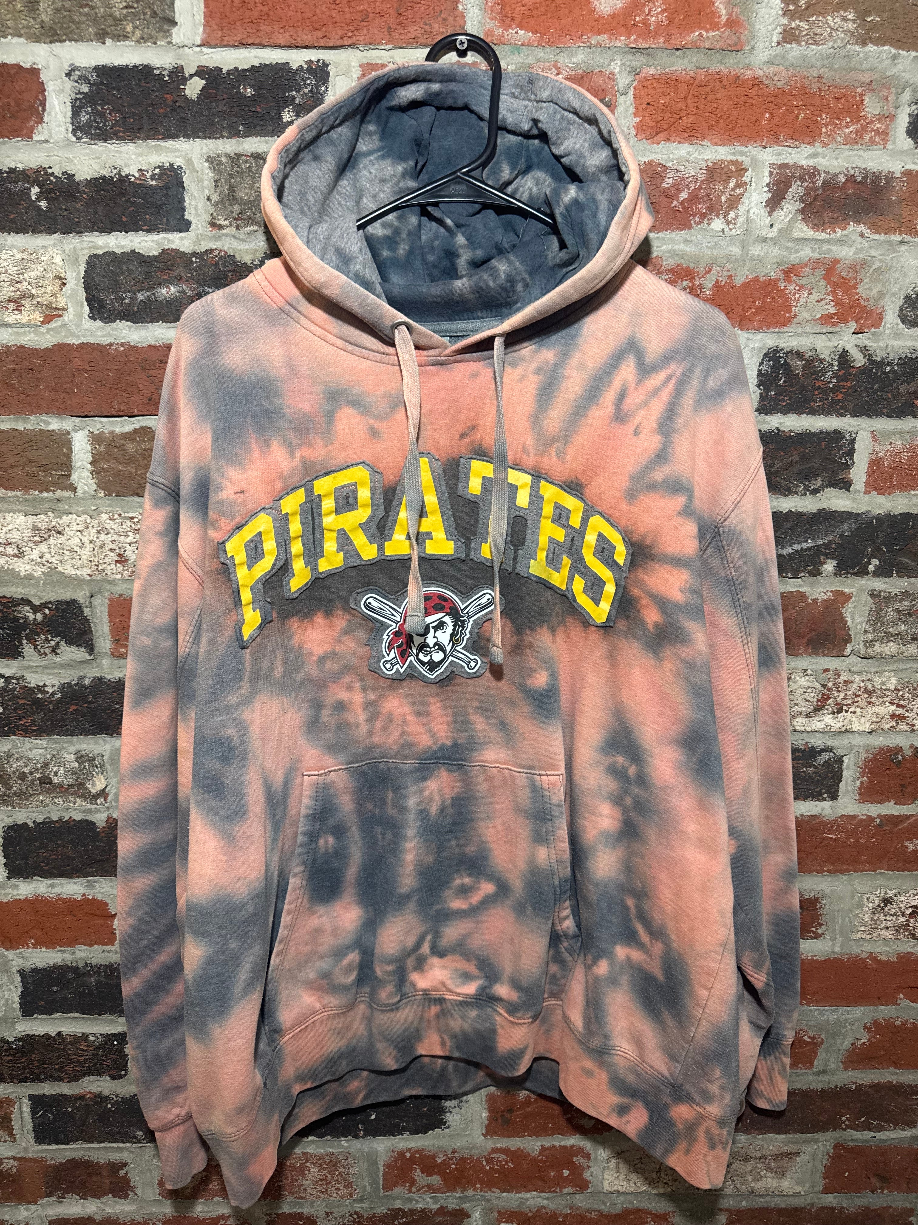 Pirates Acid Wash Hoodie
