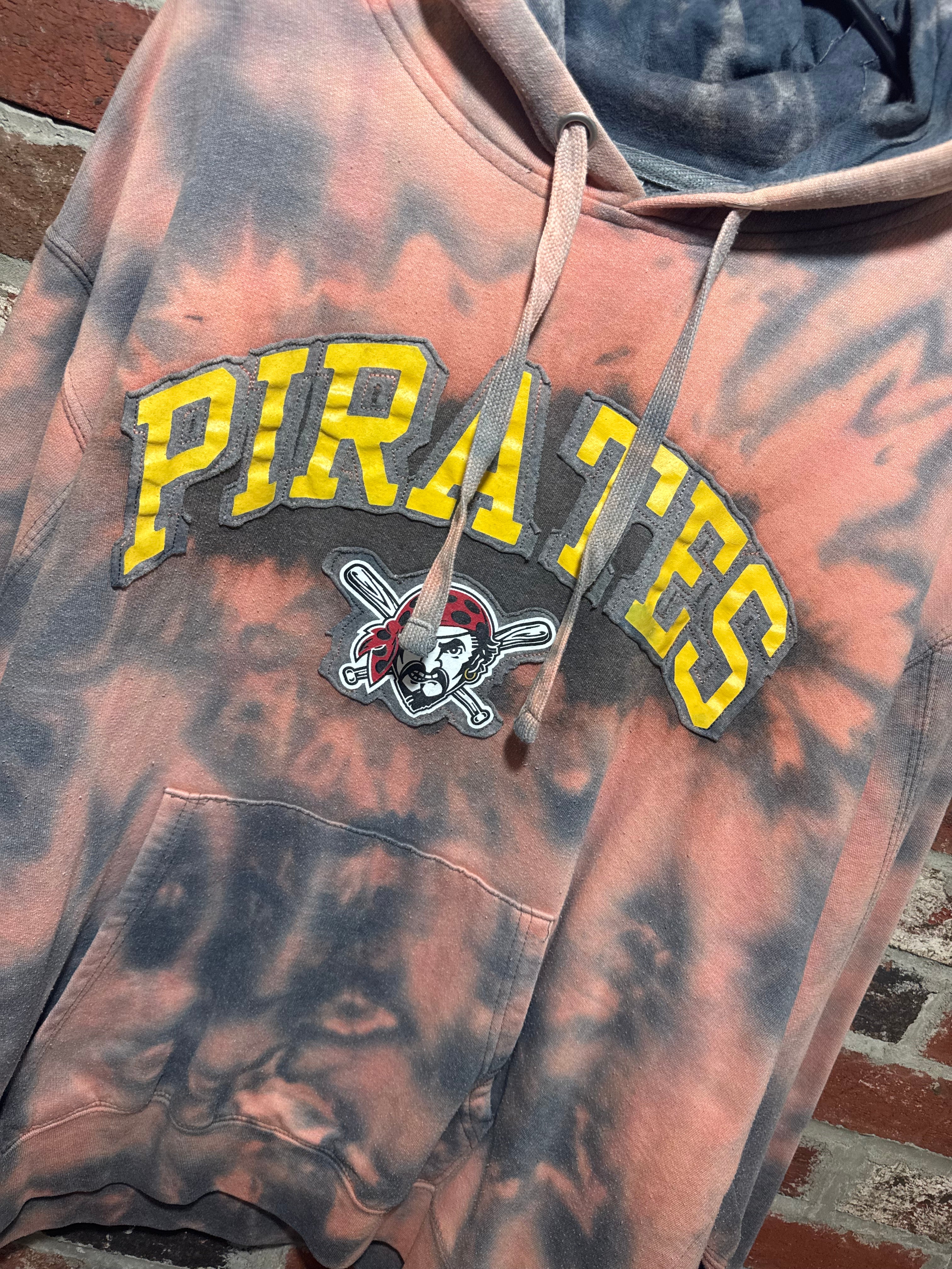 Pirates Acid Wash Hoodie