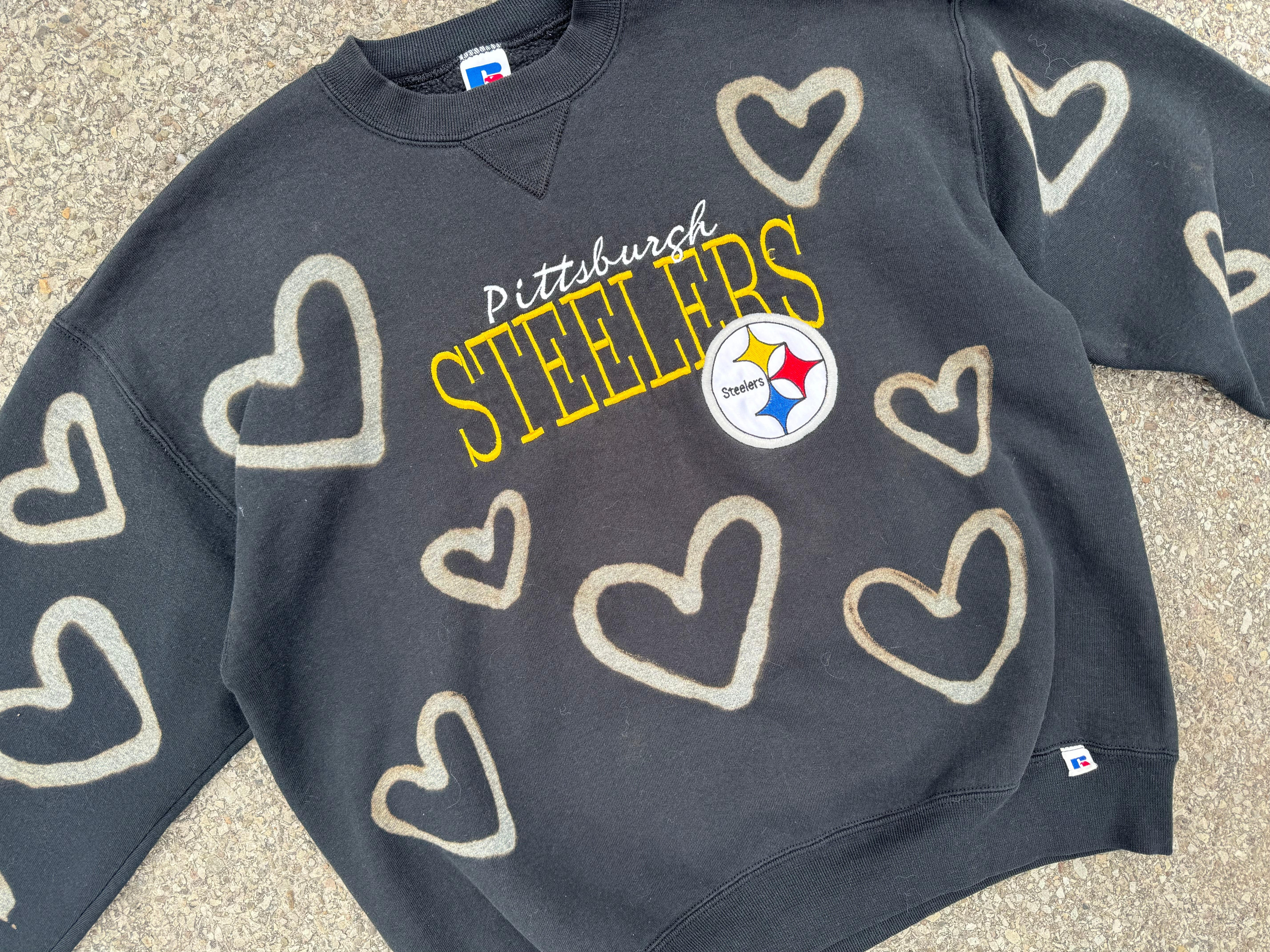 Home is Where the Heart is Steelers Crewneck